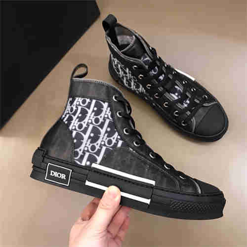 DR B23 OBLIQUE HIGH TOP SNEAKER BLACK