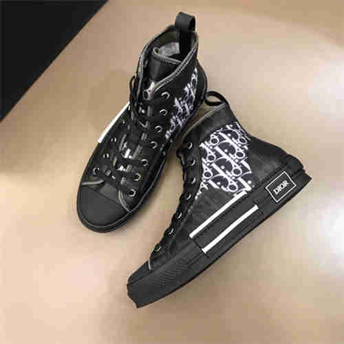 DR B23 OBLIQUE HIGH TOP SNEAKER BLACK