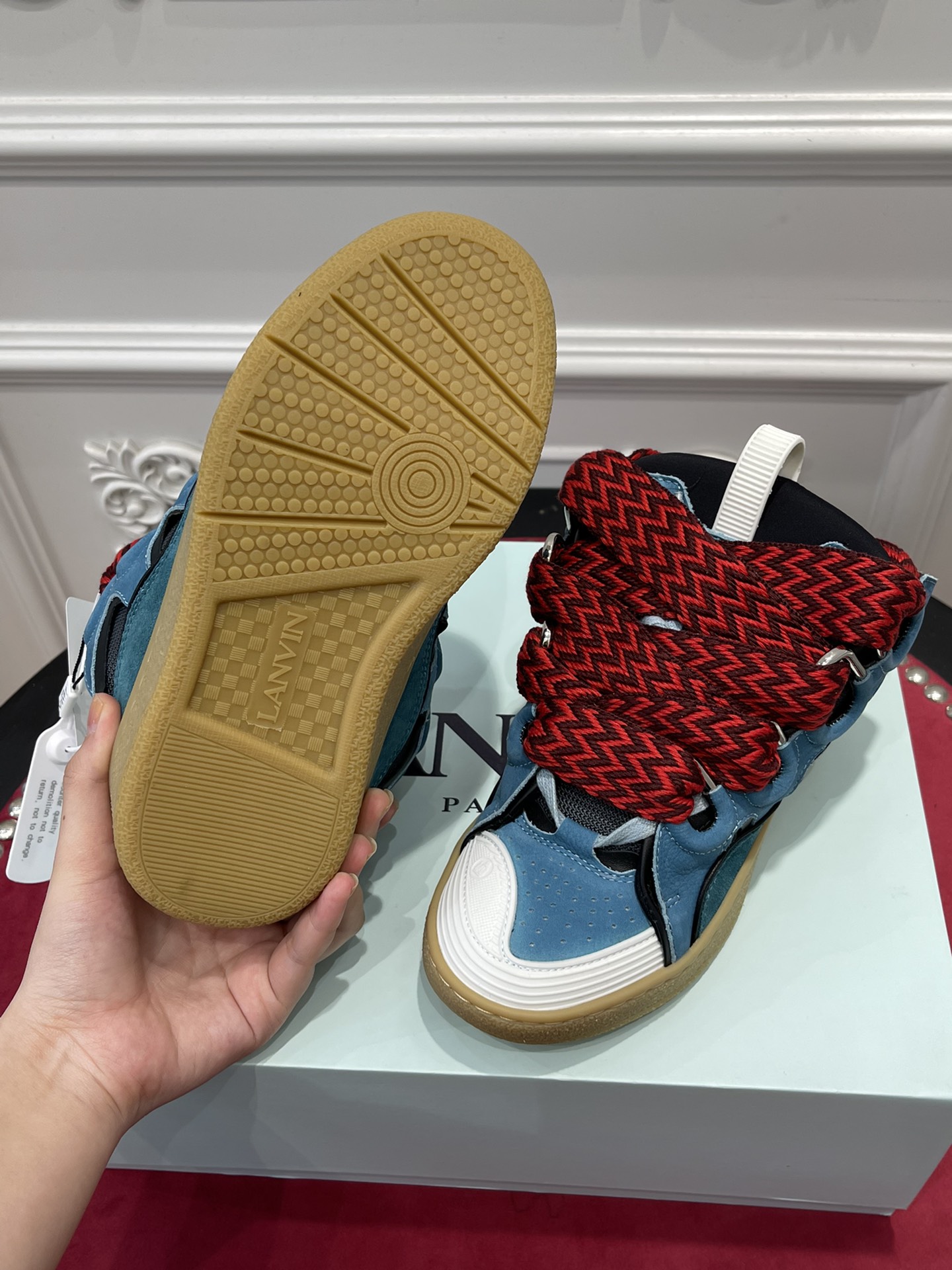 Lanvon Leather CurbBlue Grey FM-SKRK11-DRAG-A2018