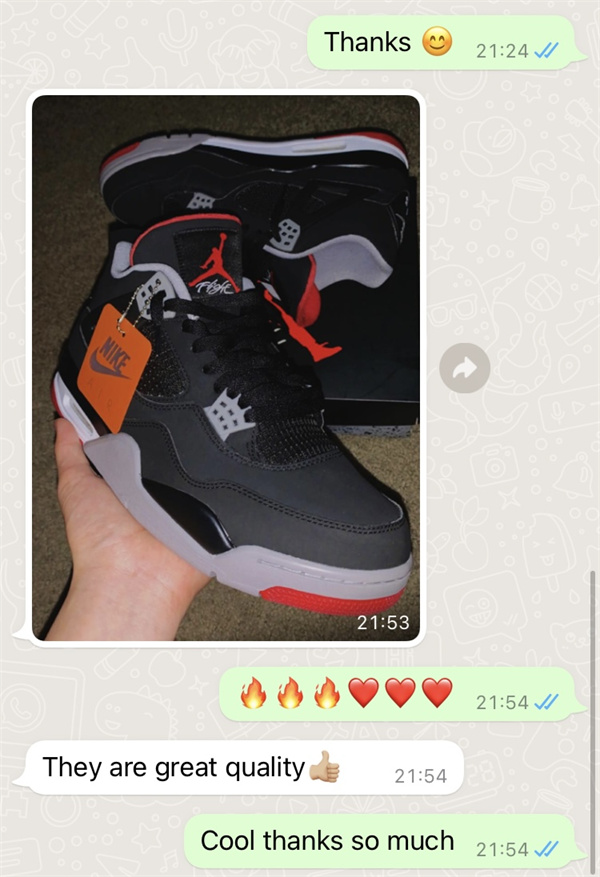 Jordan 4 Retro Bred (2019) 308497-089