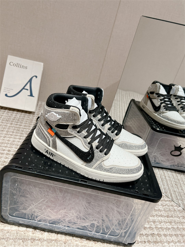 Dior x Nike Air Jordan High crystal D001