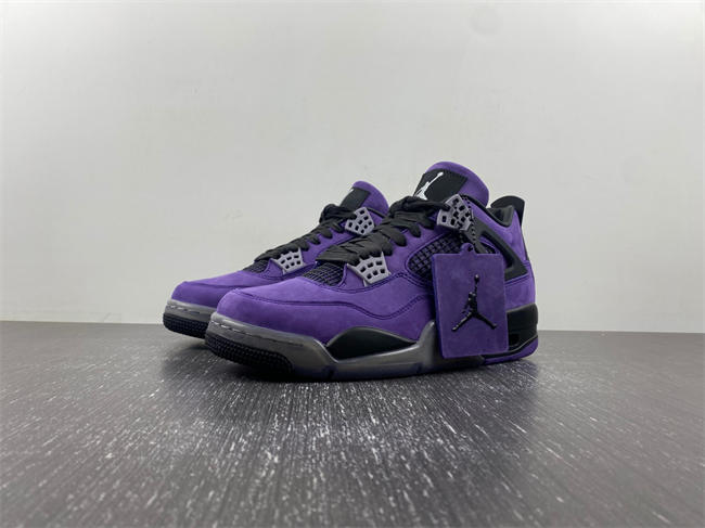 Jordan4 Travis Scott Purple (Friends and Family) 766296 LN4