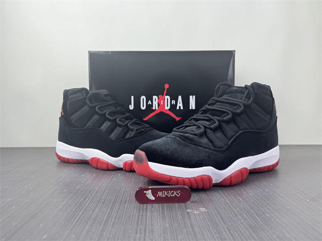Air Jordan 11 WMNS “Bred Velvet” Rumored to Release Holiday 2024 DB5457-061