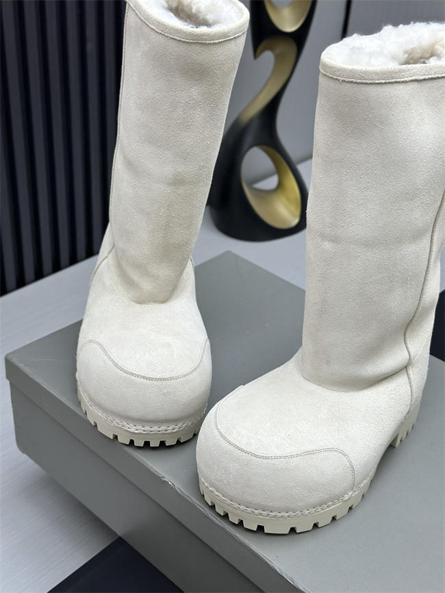 Balenciaga Alaska Fur Boot