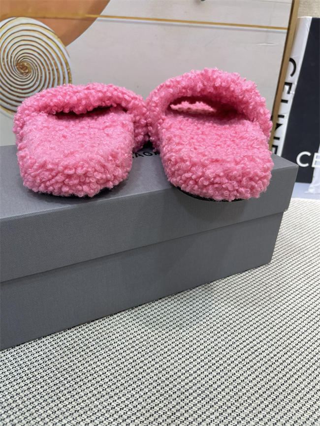 Balenciaga Furry Slide Sandal