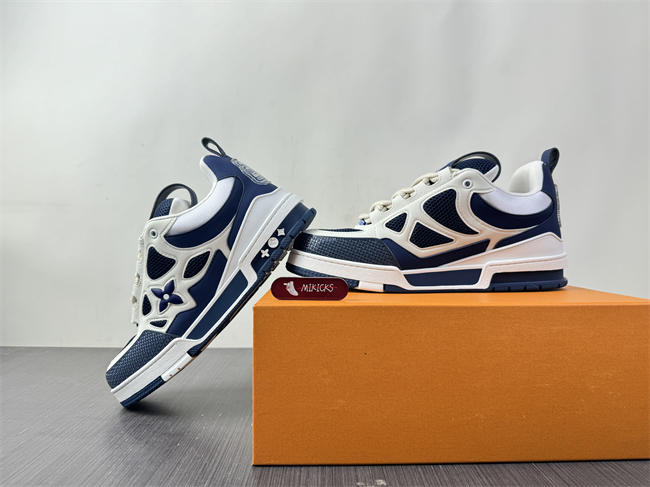 Luis Vitton LV Skate Sneaker Marine White 1AARRL